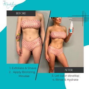 Self Tan Bronzing Mousse Vegan PETA Certified Organically Derived Gluten Free